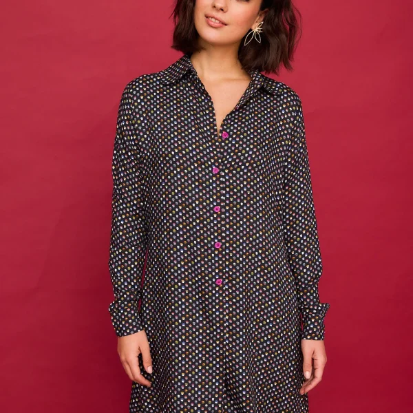 Vestido Corto Baya Negra