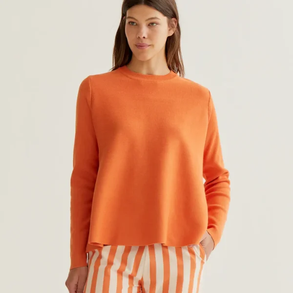 Jersey punto manga larga naranja    última unidad!!!